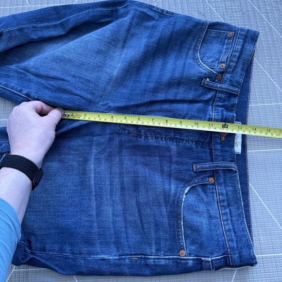 Madewell The Perfect Vintage Crop Jean Women's 31 Medium Wash Distressed - Picture 8 of 9